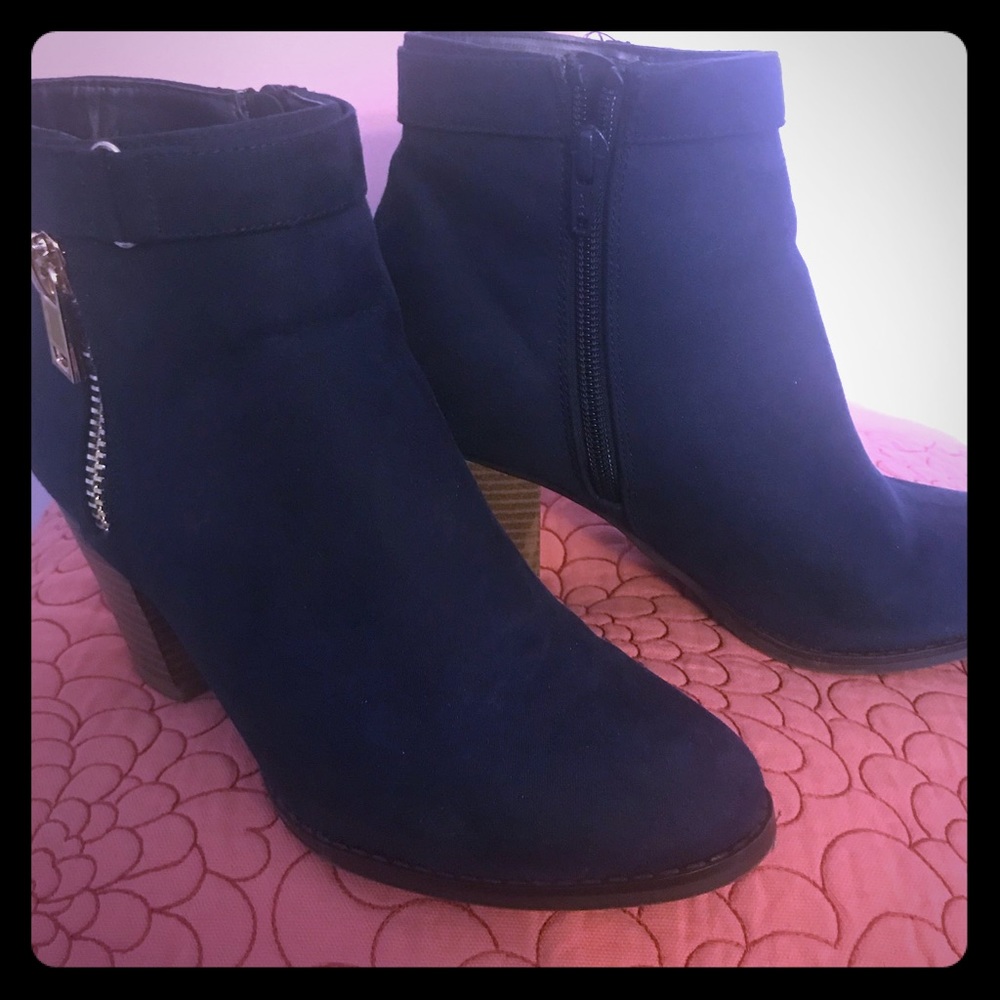 Suede Booties